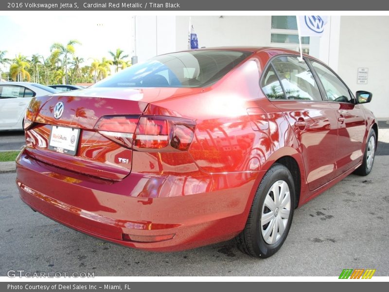 Cardinal Red Metallic / Titan Black 2016 Volkswagen Jetta S