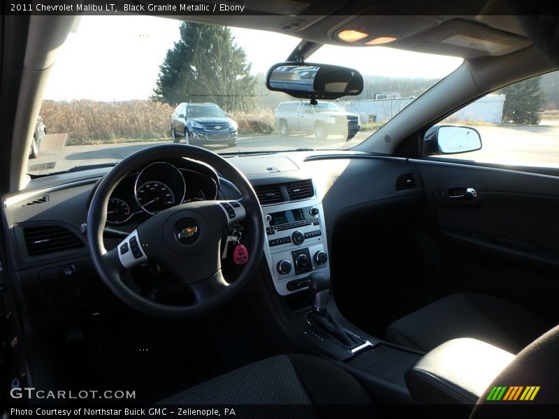 Black Granite Metallic / Ebony 2011 Chevrolet Malibu LT