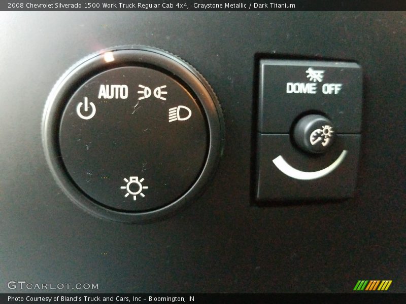 Graystone Metallic / Dark Titanium 2008 Chevrolet Silverado 1500 Work Truck Regular Cab 4x4