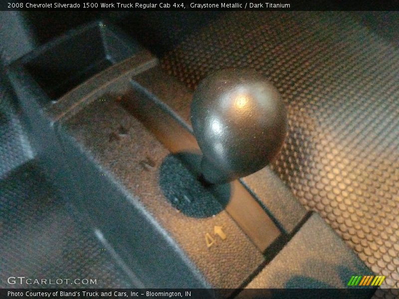 Graystone Metallic / Dark Titanium 2008 Chevrolet Silverado 1500 Work Truck Regular Cab 4x4