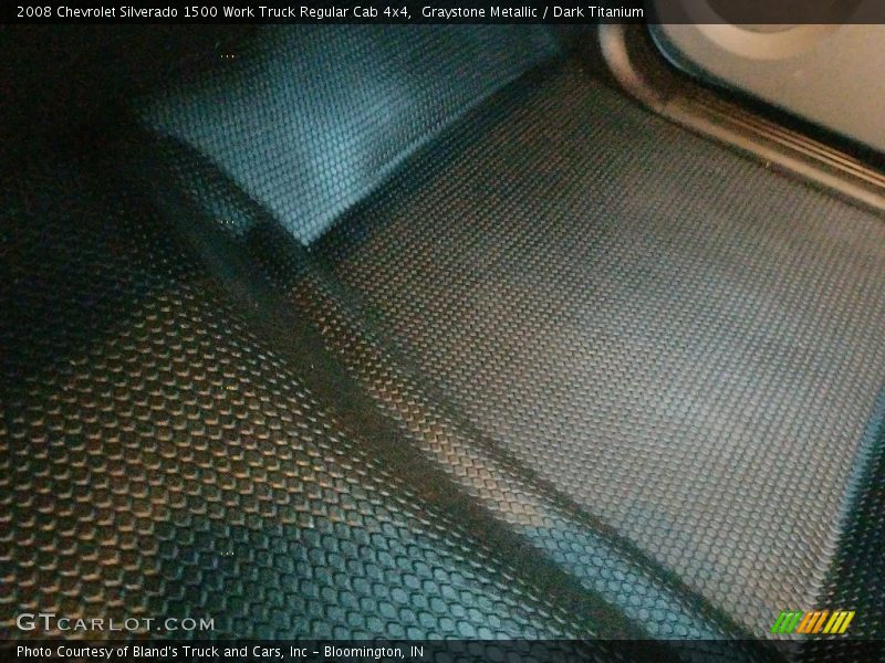 Graystone Metallic / Dark Titanium 2008 Chevrolet Silverado 1500 Work Truck Regular Cab 4x4