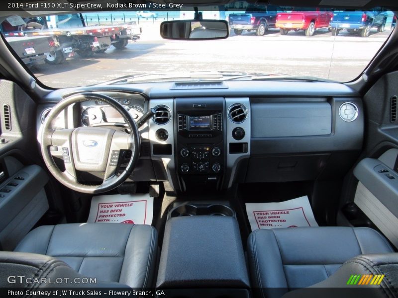 Kodiak Brown / Steel Grey 2014 Ford F150 XLT SuperCrew