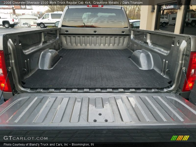 Graystone Metallic / Dark Titanium 2008 Chevrolet Silverado 1500 Work Truck Regular Cab 4x4