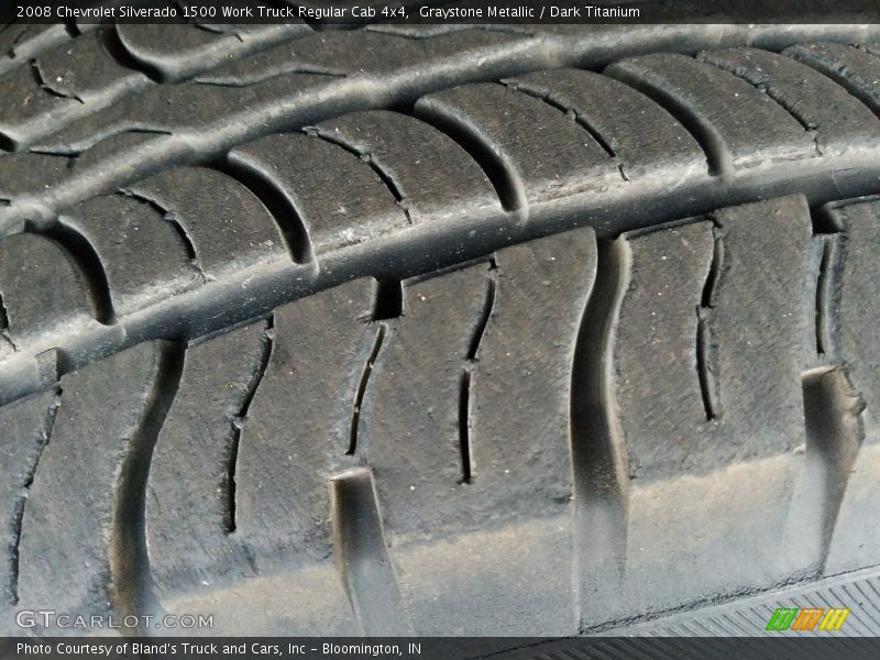 Graystone Metallic / Dark Titanium 2008 Chevrolet Silverado 1500 Work Truck Regular Cab 4x4