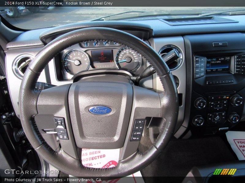 Kodiak Brown / Steel Grey 2014 Ford F150 XLT SuperCrew