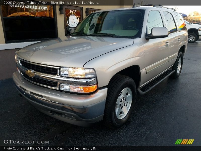 Silver Birch Metallic / Tan/Neutral 2006 Chevrolet Tahoe LT 4x4