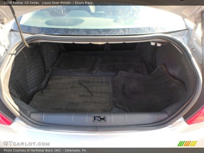 Liquid Silver Metallic / Ebony Black 2008 Pontiac G6 Sedan