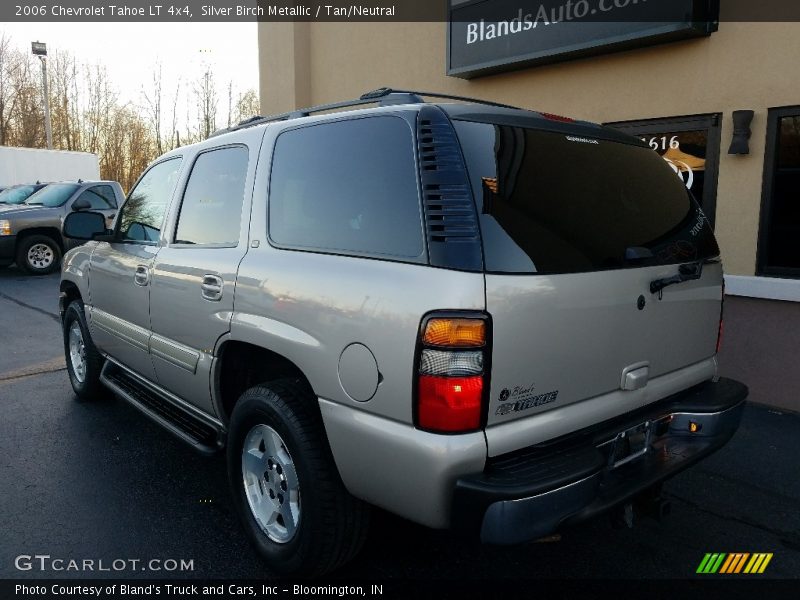 Silver Birch Metallic / Tan/Neutral 2006 Chevrolet Tahoe LT 4x4