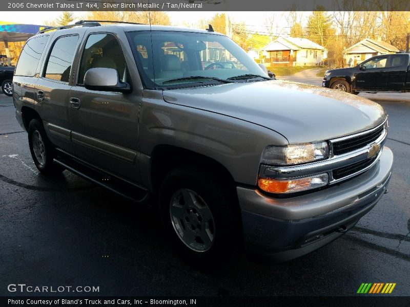 Silver Birch Metallic / Tan/Neutral 2006 Chevrolet Tahoe LT 4x4