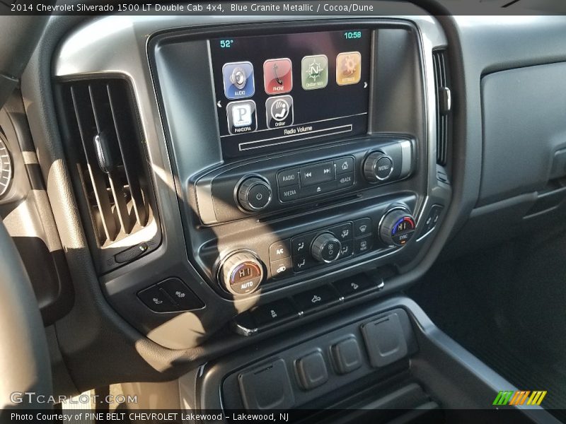 Blue Granite Metallic / Cocoa/Dune 2014 Chevrolet Silverado 1500 LT Double Cab 4x4