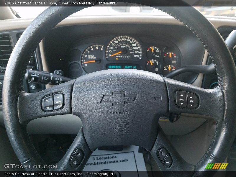 Silver Birch Metallic / Tan/Neutral 2006 Chevrolet Tahoe LT 4x4