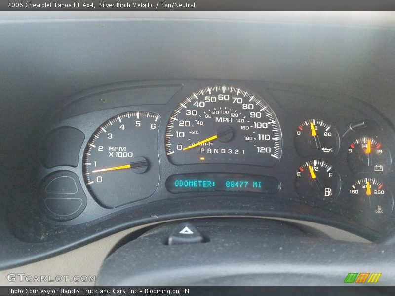 Silver Birch Metallic / Tan/Neutral 2006 Chevrolet Tahoe LT 4x4