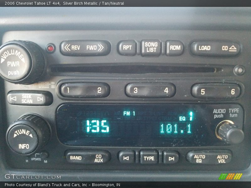 Silver Birch Metallic / Tan/Neutral 2006 Chevrolet Tahoe LT 4x4