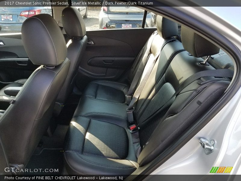 Rear Seat of 2017 Sonic Premier Sedan