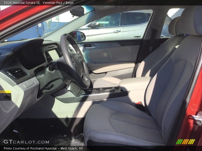 Venetian Red / Beige 2016 Hyundai Sonata SE