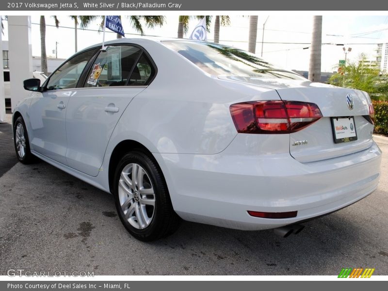 White Silver / Black/Palladium Gray 2017 Volkswagen Jetta S