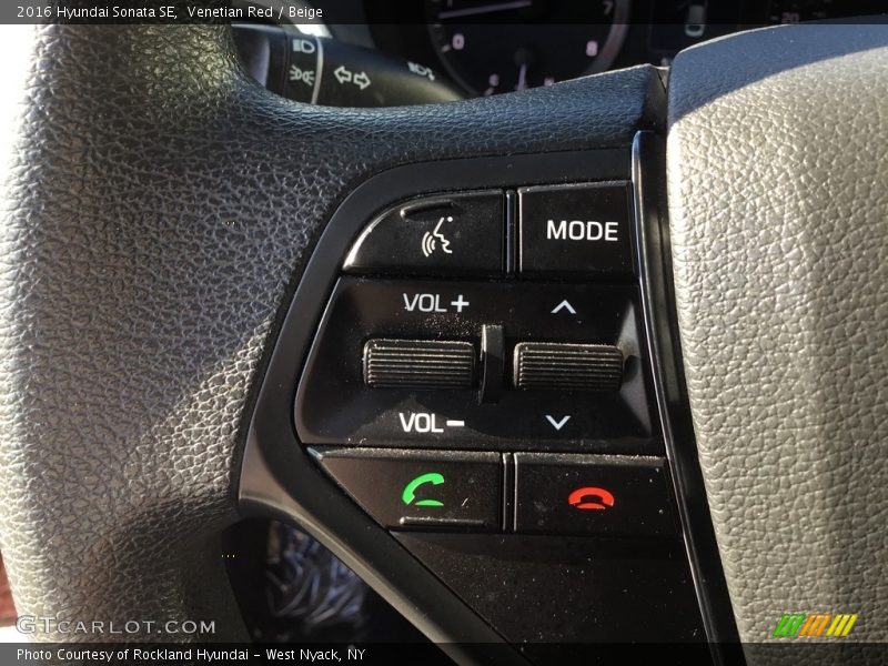 Venetian Red / Beige 2016 Hyundai Sonata SE