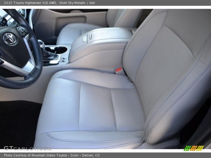 Silver Sky Metallic / Ash 2015 Toyota Highlander XLE AWD