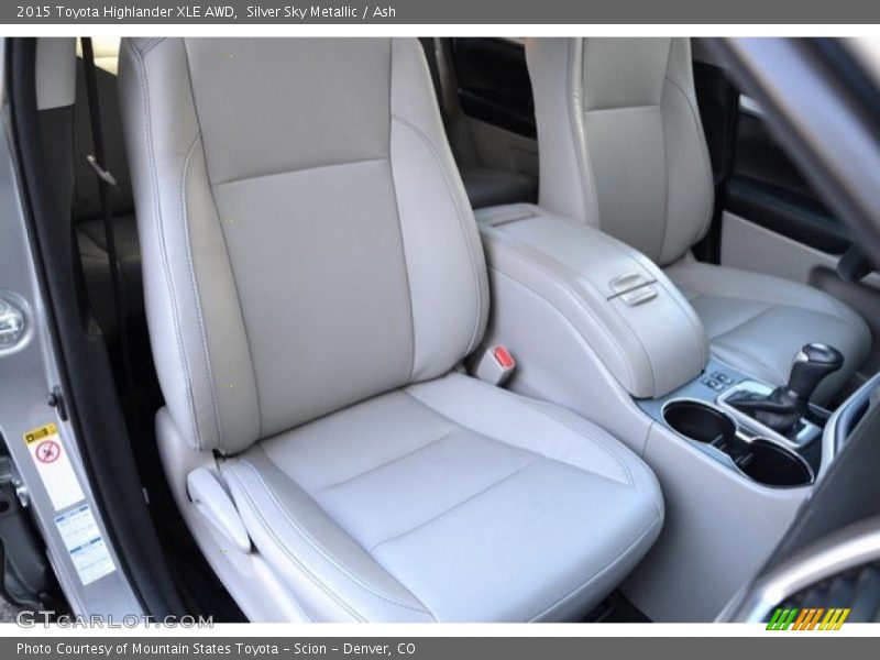 Silver Sky Metallic / Ash 2015 Toyota Highlander XLE AWD