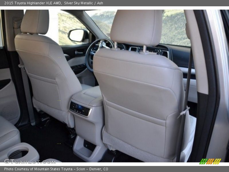 Silver Sky Metallic / Ash 2015 Toyota Highlander XLE AWD