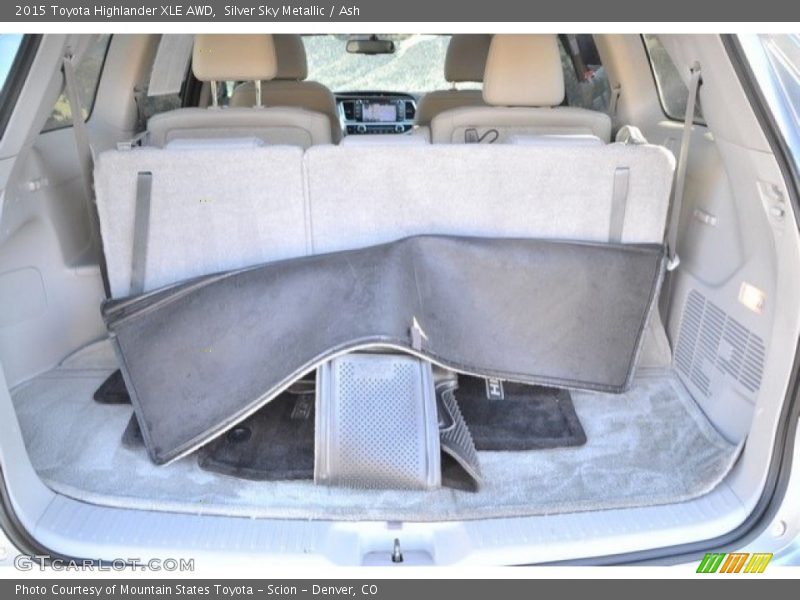 Silver Sky Metallic / Ash 2015 Toyota Highlander XLE AWD