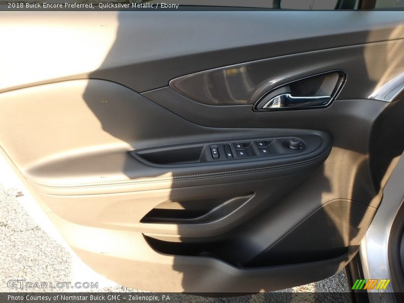 Quicksilver Metallic / Ebony 2018 Buick Encore Preferred