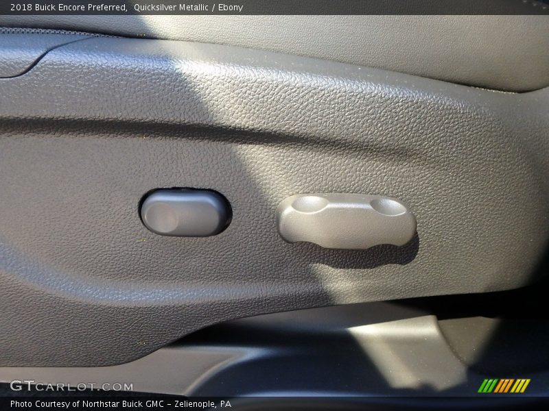 Quicksilver Metallic / Ebony 2018 Buick Encore Preferred