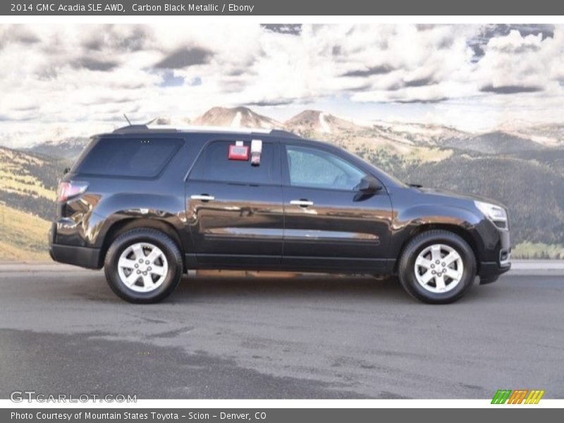 Carbon Black Metallic / Ebony 2014 GMC Acadia SLE AWD