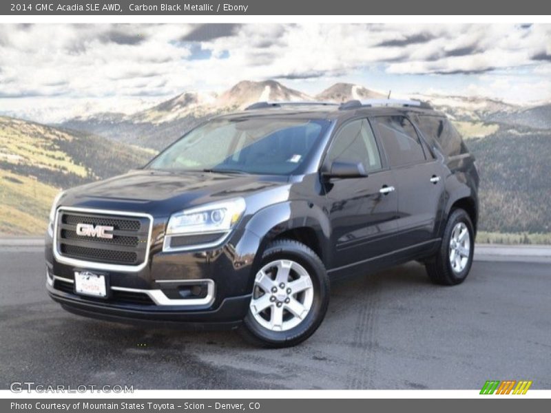 Carbon Black Metallic / Ebony 2014 GMC Acadia SLE AWD