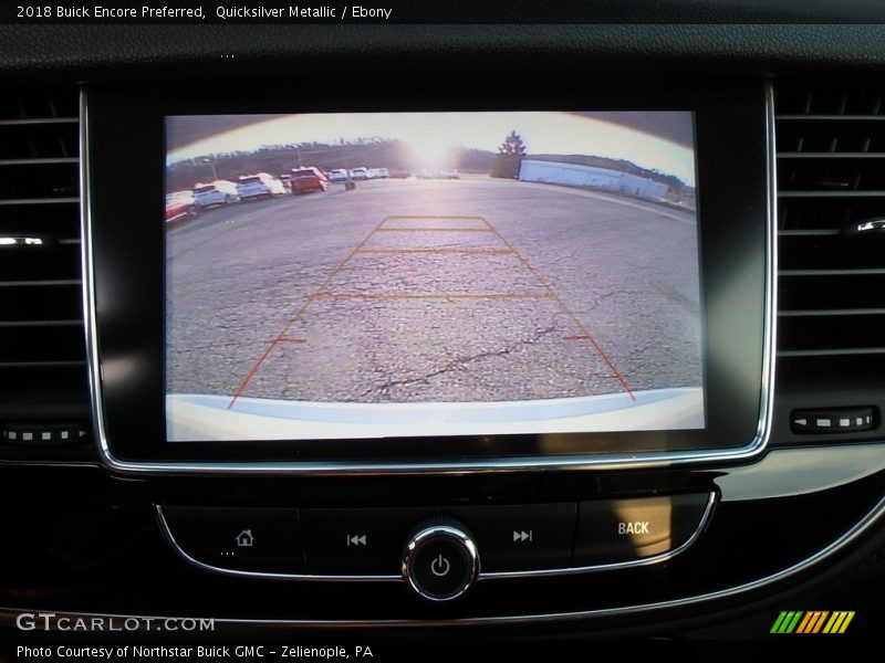 Quicksilver Metallic / Ebony 2018 Buick Encore Preferred
