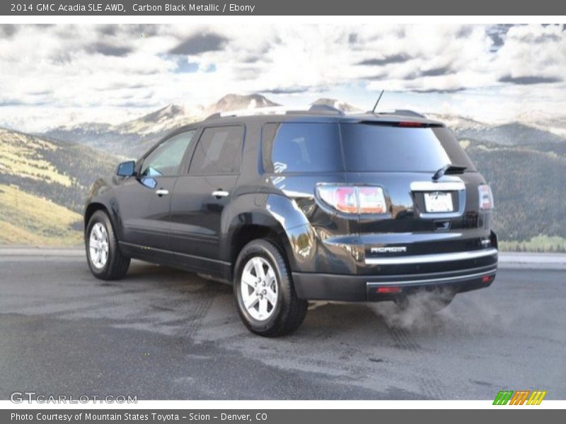 Carbon Black Metallic / Ebony 2014 GMC Acadia SLE AWD