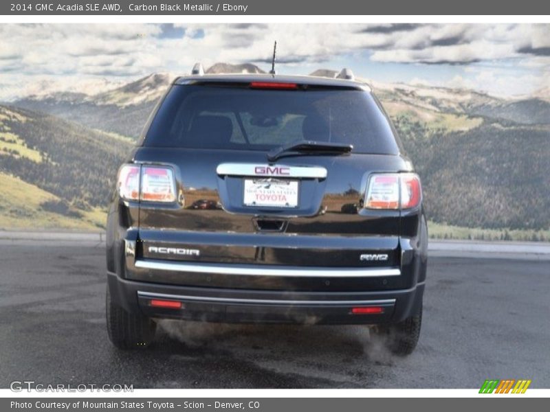 Carbon Black Metallic / Ebony 2014 GMC Acadia SLE AWD