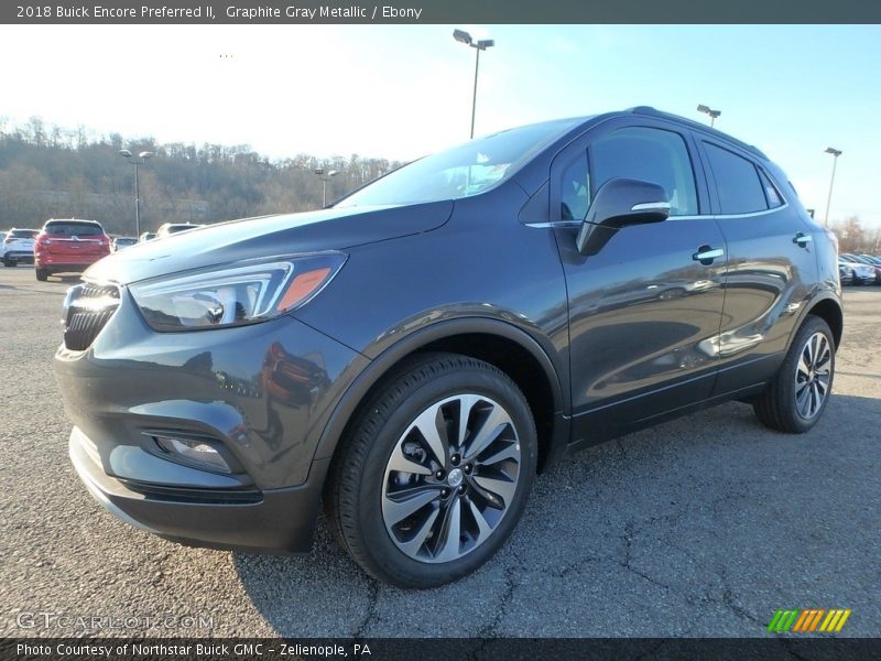 Graphite Gray Metallic / Ebony 2018 Buick Encore Preferred II