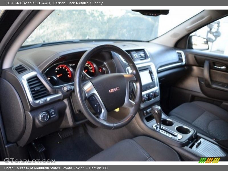Carbon Black Metallic / Ebony 2014 GMC Acadia SLE AWD