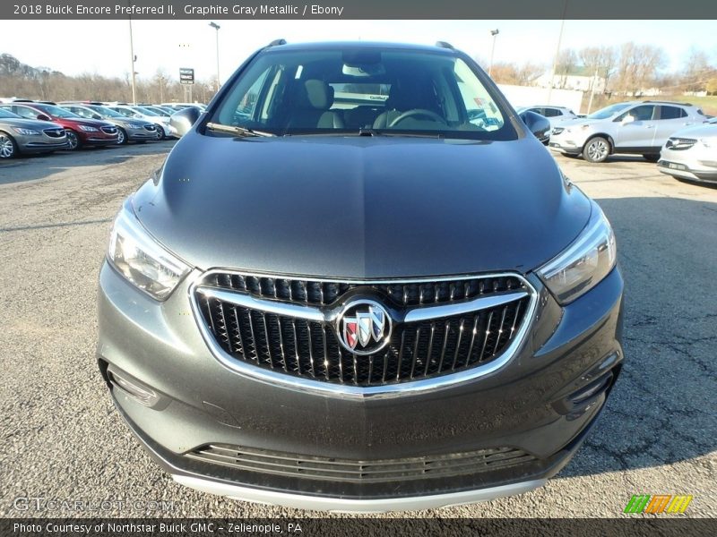 Graphite Gray Metallic / Ebony 2018 Buick Encore Preferred II