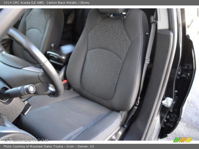 Carbon Black Metallic / Ebony 2014 GMC Acadia SLE AWD