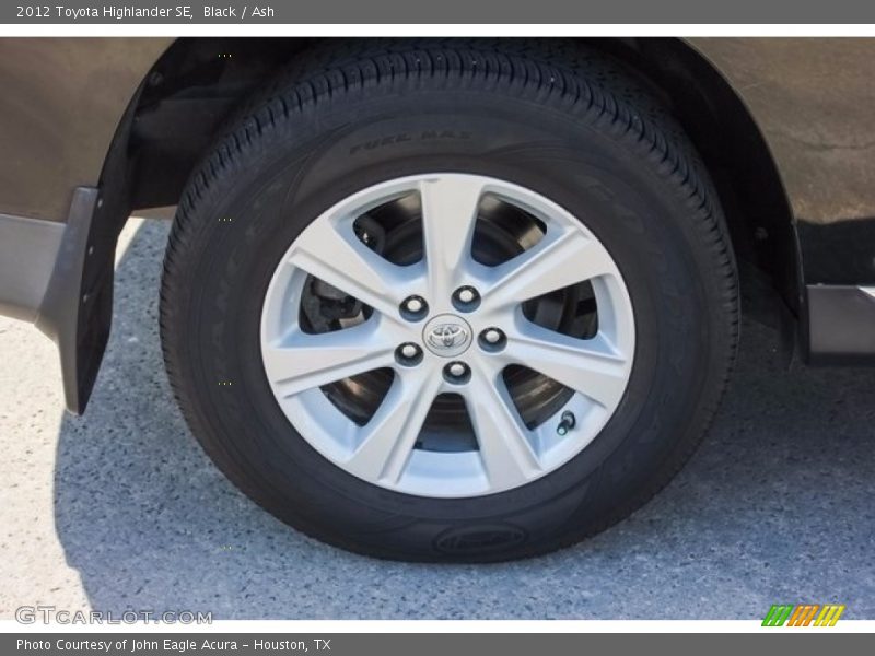 Black / Ash 2012 Toyota Highlander SE