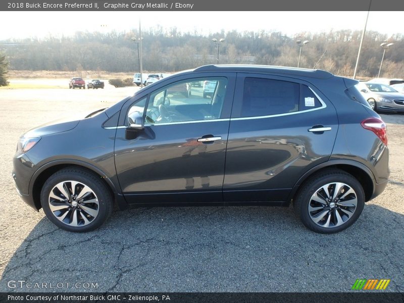 Graphite Gray Metallic / Ebony 2018 Buick Encore Preferred II