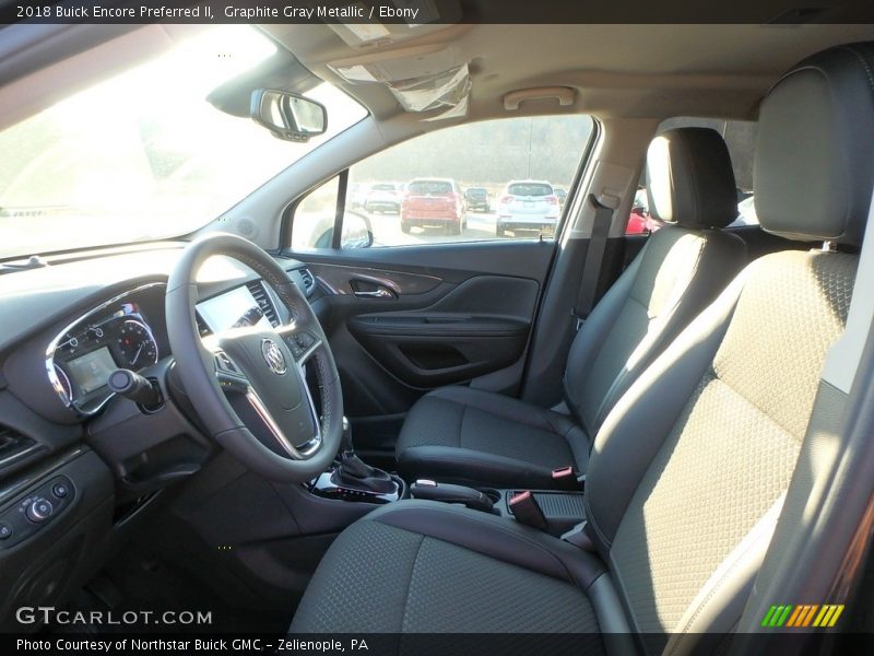 Graphite Gray Metallic / Ebony 2018 Buick Encore Preferred II