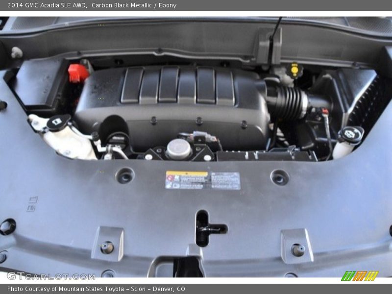 Carbon Black Metallic / Ebony 2014 GMC Acadia SLE AWD