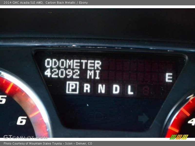 Carbon Black Metallic / Ebony 2014 GMC Acadia SLE AWD