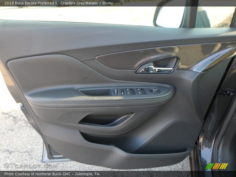 Graphite Gray Metallic / Ebony 2018 Buick Encore Preferred II