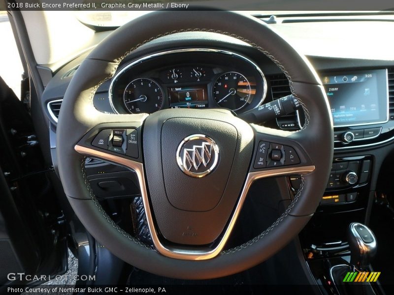 Graphite Gray Metallic / Ebony 2018 Buick Encore Preferred II