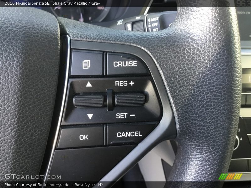 Shale Gray Metallic / Gray 2016 Hyundai Sonata SE
