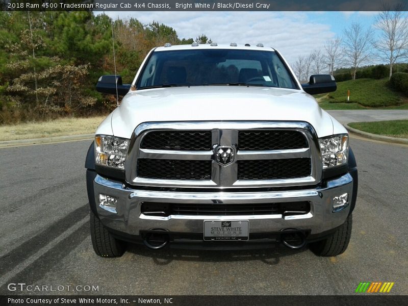 Bright White / Black/Diesel Gray 2018 Ram 4500 Tradesman Regular Cab 4x4 Chassis