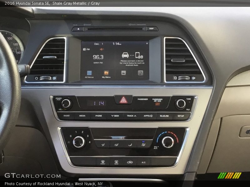 Shale Gray Metallic / Gray 2016 Hyundai Sonata SE