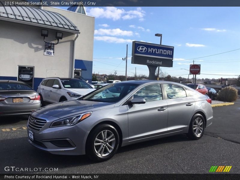 Shale Gray Metallic / Gray 2016 Hyundai Sonata SE
