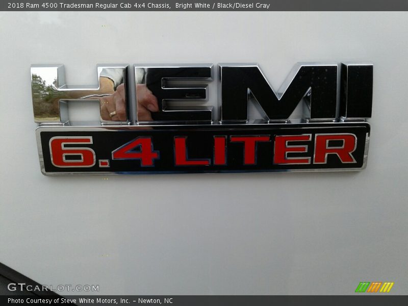 Bright White / Black/Diesel Gray 2018 Ram 4500 Tradesman Regular Cab 4x4 Chassis