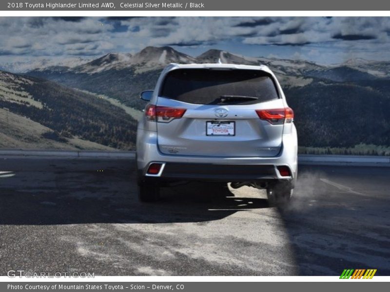 Celestial Silver Metallic / Black 2018 Toyota Highlander Limited AWD