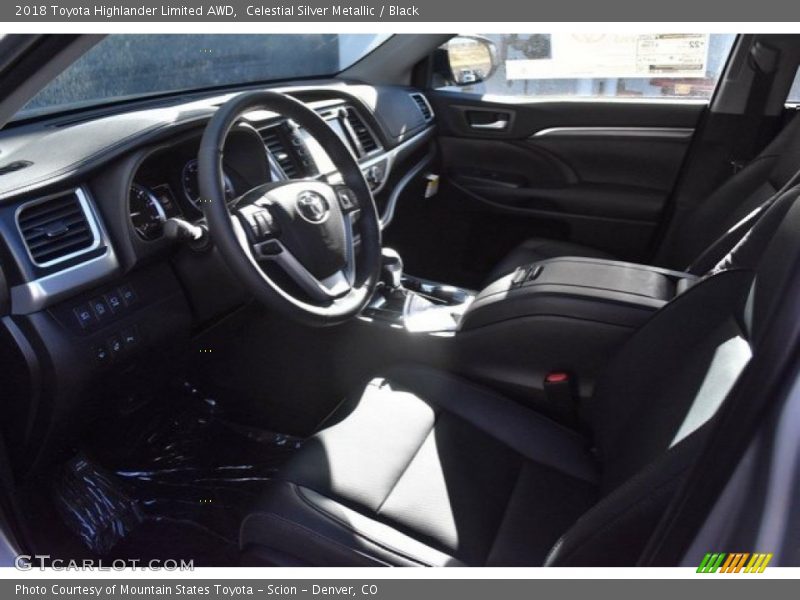 Celestial Silver Metallic / Black 2018 Toyota Highlander Limited AWD